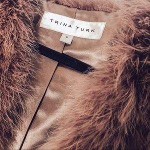 Trina Turk Fur Jacket